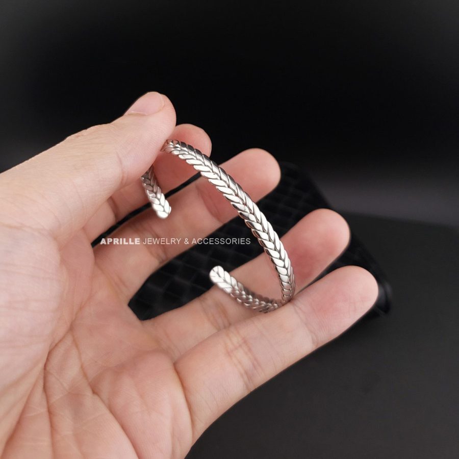 Vòng tay nguyệt quế | Stainless Steel - Ảnh 3